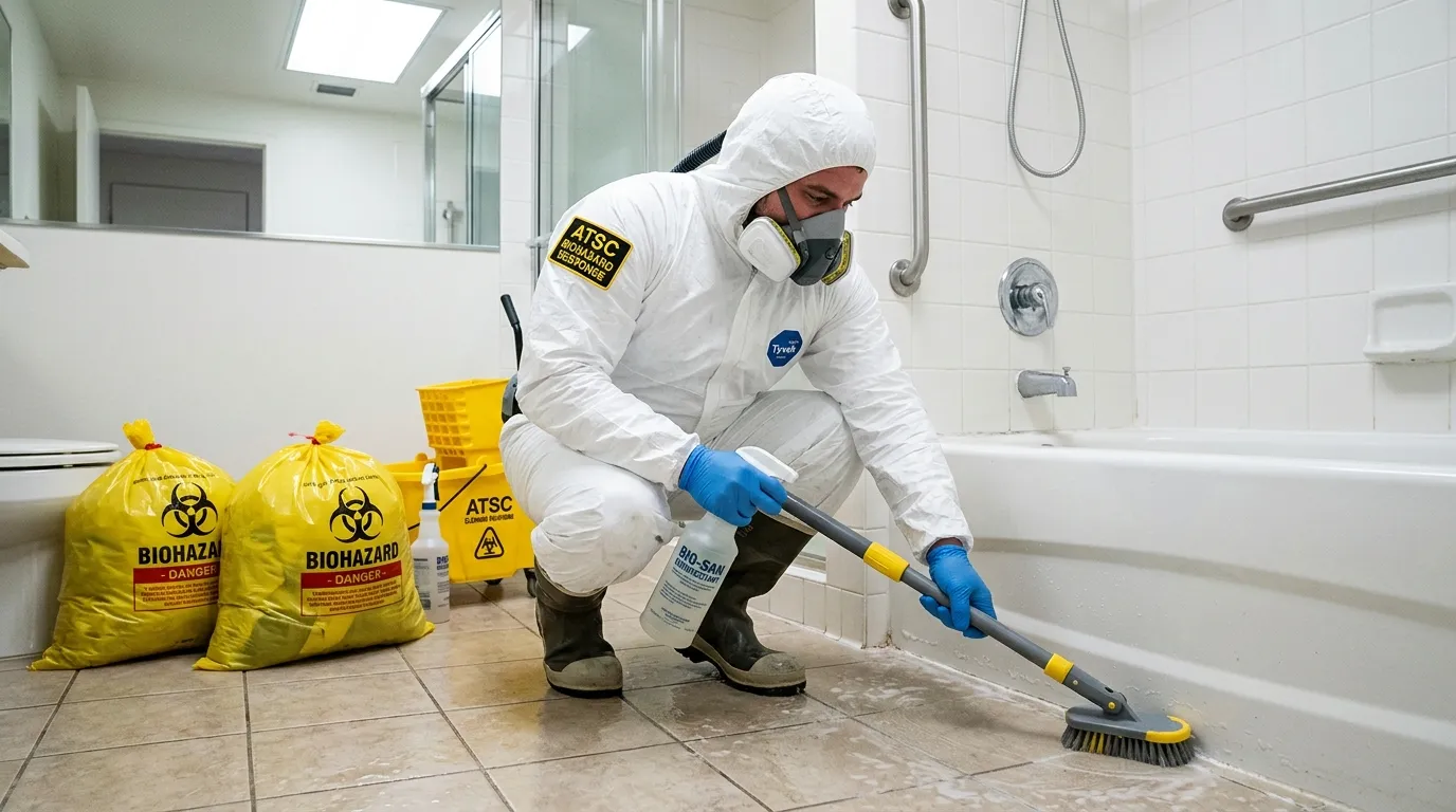 Decontamination equipment deployed for Blood Cleanup in West Chester